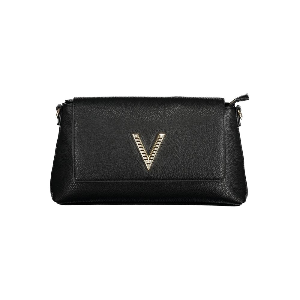 Mario Valentino Black Polyurethane Women Handbag