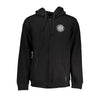 Vans Black Cotton Men Sweater with Hood and Zip Pockets