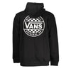 Vans Black Cotton Men Sweater with Hood and Zip Pockets