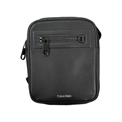 Calvin Klein Black Polyester Men's Shoulder Bag