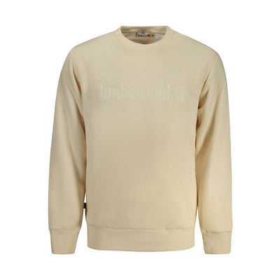 Timberland Beige Cotton Men's Sweatshirt