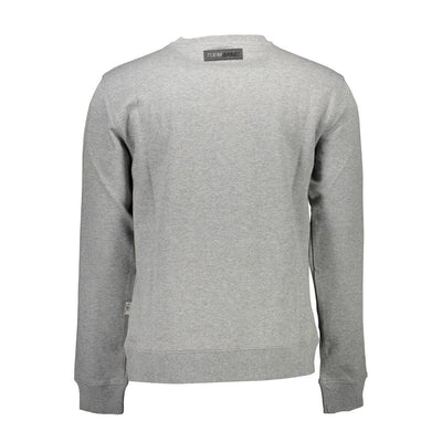 Plein Sport Grigio Cotton Men Sweatshirt