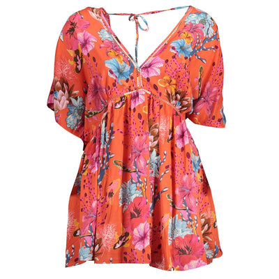 Desigual Rosso Viscosa Womens Dress