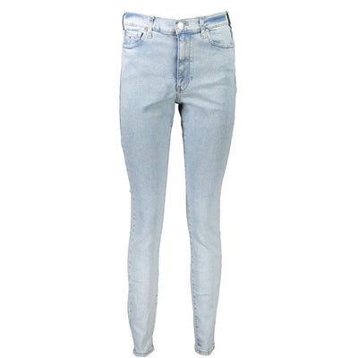 Tommy Hilfiger Azzurro Cotton Women Jeans