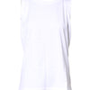Dolce & Gabbana White Cotton Sleeveless Crew Neck T-shirt