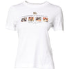 Dolce & Gabbana White Cotton Graphic Print Crew Neck T-shirt