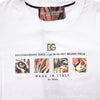 Dolce & Gabbana White Cotton Graphic Print Crew Neck T-shirt
