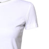 Dolce & Gabbana White Cotton Crew Neck Short Sleeves T-shirt