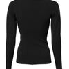 Dolce & Gabbana Black Viscose Long Sleeves Pullover Top