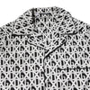 Dolce &amp; Gabbana Pyjama-Set aus Baumwolle mit DG-Print, Schwarz/Weiß