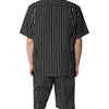 Dolce & Gabbana Black White Stripes Cotton Men Pajama Set Sleepwear