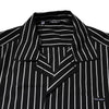 Dolce & Gabbana Black White Stripes Cotton Men Pajama Set Sleepwear
