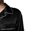 Dolce & Gabbana Black Silk Shirt Pants Pajama Set Sleepwear