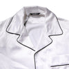 Dolce & Gabbana White Satin Silk Men Pajama Set Sleepwear