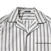 Dolce &amp; Gabbana Weiß Schwarz Streifen Baumwolle Männer Pyjama Set Nachtwäsche