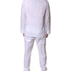 Dolce & Gabbana White Cotton Shirt Pants Pajama Set Sleepwear