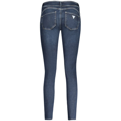 Guess Jeans Blue Cotton Women Skinny Jean