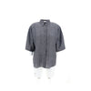 Brunello Cucinelli Gray Linen Shortsleeve Shirt