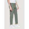 Liu Jo Green Cotton Casual Pants