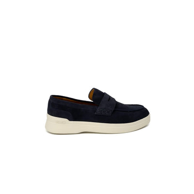Liu Jo Blue Suede Leather Slip-On Loafers