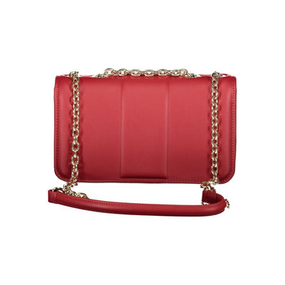 Mario Valentino Rosso Polyurethane Women Shoulder Bag