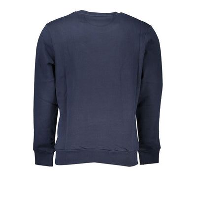 La Martina Blue Cotton Men's Sweatshirt