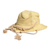 Dolce & Gabbana Yellow Cotton Wide Brim Bucket