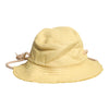 Dolce & Gabbana Yellow Cotton Wide Brim Bucket