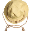 Dolce & Gabbana Yellow Cotton Wide Brim Bucket