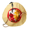 Dolce & Gabbana Yellow Cotton Wide Brim Bucket