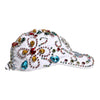 Dolce & Gabbana White Multicolor Crystal Embellish Baseball Cap