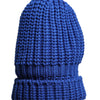 Dolce & Gabbana Blue Wool Knitted Winter Beanie Hat