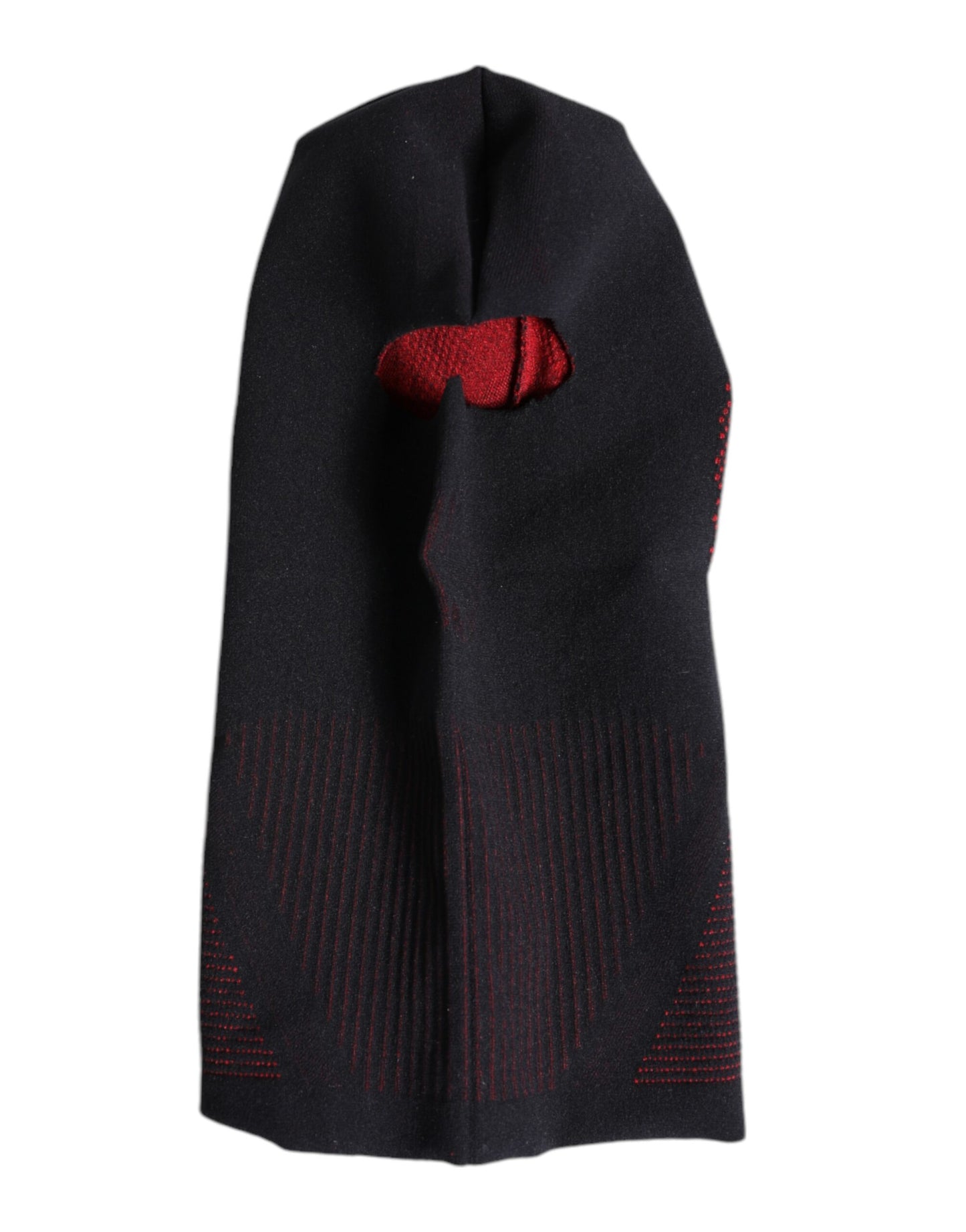Dolce & Gabbana Black Cotton Knitted Ski Mask Balaclava Hat