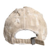 Dolce & Gabbana Beige Tattered Cotton 6 Panels Baseball Cap