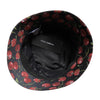 Dolce & Gabbana Black Cotton Printed Wide Brim Bucket Hat
