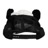 Dolce & Gabbana Black White Panda Fur Women Baseball Cap