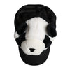 Dolce & Gabbana Black White Panda Fur Women Baseball Cap