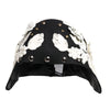 Dolce & Gabbana Black Wool White Floral Gold Leaf Cloche Hat