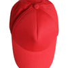 Dolce & Gabbana Red Cotton 6 Panels Women Baseball Cap
