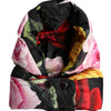 Dolce & Gabbana Black Floral Print Whole Head Wrap Hat