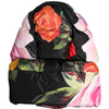 Dolce & Gabbana Black Floral Print Whole Head Wrap Hat