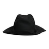 Dolce & Gabbana Black Wide Brim Trilby Fedora Hat
