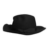 Dolce & Gabbana Black Wide Brim Trilby Fedora Hat