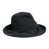 Dolce & Gabbana Black Cotton Wide Brim Fedora Hat