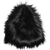 Dolce & Gabbana Black Acrylic Fur Womens Bucket Hat