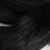 Dolce & Gabbana Black Acrylic Knitted Fur Winter Beanie Hat