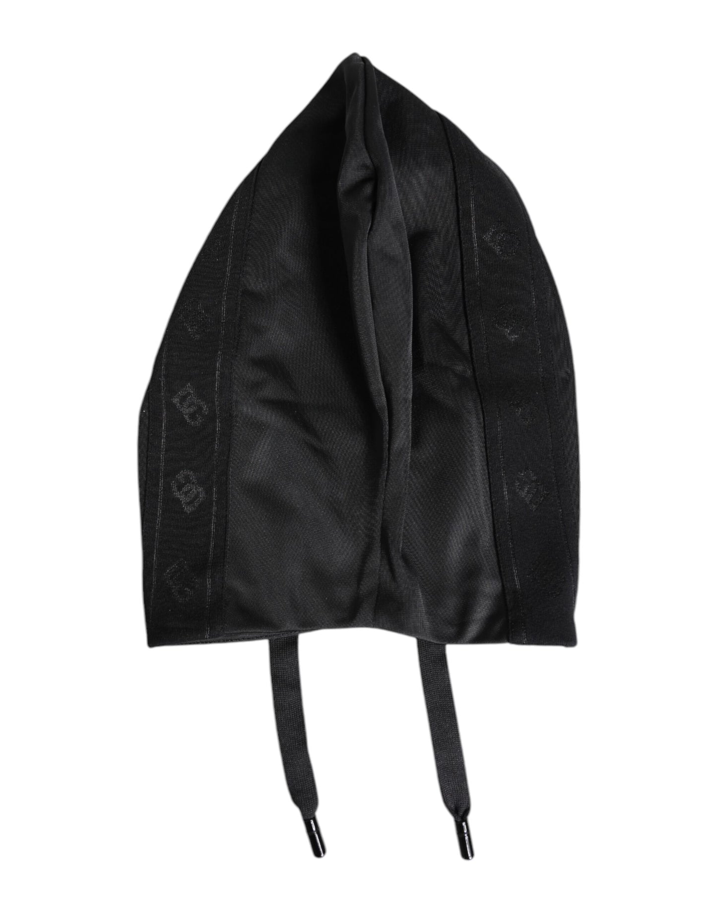 Dolce & Gabbana Black Polyester Whole Head Wrap Hat