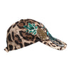 Dolce & Gabbana Brown Leopard Sequin Sicily Baseball Cap