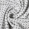 Dolce & Gabbana White Polka Dots Polyester Wrap Shawl Scarf