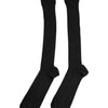 Dolce & Gabbana Black Viscose Logo Over The Calf Socks